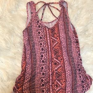 Tribal print tank top